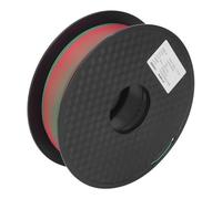 Walfront Filament PLA 1,75 Mm, Vert de Soie Rouge Double Couleur, Bobines d' sans Sabot pour Imprimantes 3D