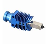 Walfront Hot End Kit Kit de Tête d'extrudeuse Imprimante 3D Hot End Assemblé Buse en Acier trempé Compatible avec Ender 3 Ender 3 V2 CR10S Hotend assemblé 0,4 Mm