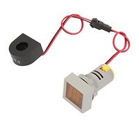 Walfront Indicateur LED Voltmètre Testeur de Tension Numérique en Plastique AC 50 à 500 V Faible Consommation d'énergie Lampe de Signalisation Résistante aux Chocs pour Panneaux de Commande (YELLOW)