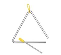 WALFRONT Instrument de Musique à Maillet en Métal avec Cloche Triangulaire en Acier pour Enfants, Améliore le Rythme et la Coordination, Outil éducatif Portable pour le Développement de la Musique