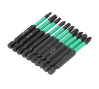 Walfront Jeu D'embouts de Tournevis Magnétiques, 10 Pièces, étoile Croisée, Antidérapants, Forets à Percussion de Haute dureté, en Acier allié pour le Perçage électrique