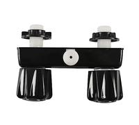 Walfront Kit d'assemblage de Inverseur de Valve de Douche pour Camping-car avec Deux Boutons, Matériau ABS et Acrylique, économie d'eau et Contrôle de la Pression pour Douches et Lave-vaisselle (#1)