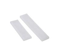 Walfront Kit de 2pcs Moule Resine Marque-Page Rectangle Silicone Assortiment Outils pour DIY Fabrication Bijoux Pendentifs Résine