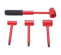 Walfront Kit de Clés de Réglage de l'écart de Charnière, Outil de Réglage de Charnière de Porte en Acier Robuste, Jeu de Clés 4 en 1 pour Usage Résidentiel et Commercial