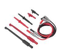 Walfront Kit de Fils de Test Multimètre Automobile, Ensemble électrique de Sonde de Perforation, Câble d'extension de Perçage de Fil pour Clamp/Holder d'isolation