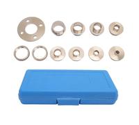 Walfront Kit de Gabarit de Routeur, Jeu de Bagues en Laiton Massif pour le Travail du Bois, 8 Tailles (5/16" à 1"), Transport Inclus, sur Mesure pour le Routage