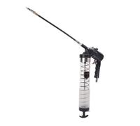 Walfront Kit de Graisse à Air Haute Pression 12 000 PSI, Cartouche Entièrement Automatique de 1 L, Graissage Continu avec Tuyau de 16 Pouces pour Machines et Véhicules, Chargement de Graisse