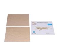 Walfront Kit de Modèle de Puzzle en Bois 3D, Casse-tête Animal en Tilleul pour Enfants de 6 Ans et Plus, Projet de Bricolage Amusant pour la créativité (#2)