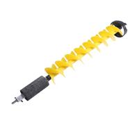 Walfront Kit de Tarière pour Perceuse à Glace, Lames en Carbure de Nylon Flexibles et Légères de 6 Pouces pour Glace épaisse avec Adaptateur de Longueur Totale de 41,3 Pouces pour