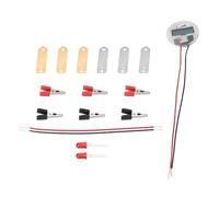 Walfront Kit Scientifique de Bioénergie, Jouet éducatif d'expérimentation d'électricité de Pomme de Terre pour Enfants avec Horloge Numérique et Ampoule, Outil 'enseignement de Physique Amusant