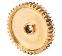 Walfront Laiton Servo Engrenage, 40 Dents MOD 0.8 | Diamètre de pas de 32 mm, alésage de 3 mm, rapport 2:1, transmission robot