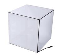 Walfront Lampe Cube LED 3D à Miroir Infini, Veilleuse Lumineuse avec