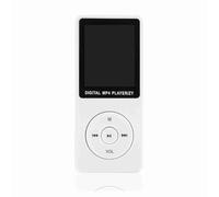 Walfront Lecteur MP4 32 Go, Lecteur Audio Numérique Portable ABS avec écran TFT 1,8 Pouces, Haut-Parleur intégré, Enregistrement Radio FM, Boutons Tactiles, pour l'apprentissage de la Musique et