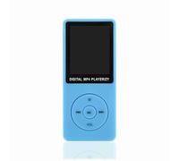 Walfront Lecteur MP4 32 Go, Lecteur Audio Numérique Portable ABS avec écran TFT 1,8 Pouces, Haut-Parleur intégré, Enregistrement Radio FM, Boutons Tactiles, pour l'apprentissage de la Musique et