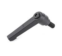 Walfront Levier de serrage M8, verrouillage du filetage mâle externe Levier de serrage de la poignée réglable en machine avec boulon 16/20/25/30/40/60 mm(M8*20)