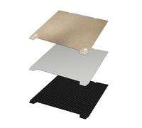 Walfront Lit d' Adhésif PET PEI pour Lit d'imprimante 3D, Surface de Construction en Acier à Double Ressort PEI 235 X 235 Mm, Retrait Facile du Modèle, Autocollant Magnétique, pour Ender 3 S1 S1 (2)