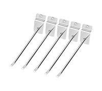 Walfront Lot de 25 crochets muraux pour panneaux de lattes - 15, 2 cm de long