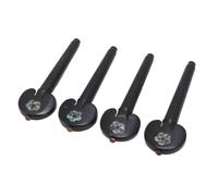 Walfront Lot de 4 Chevilles de Violoncelle en Bois D'ébène, Chevilles D'accordage de Violoncelle de Remplacement avec un Design Compact, Construction Légère en Bois D'ébène
