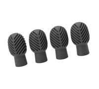 Walfront Lot de 4 Embouts de Pratique pour, Tête Muette Extensible en Silicone pour avec Amortisseurs pour une Pratique Silencieuse de la Batterie à la Maison, à L'école (GREY)