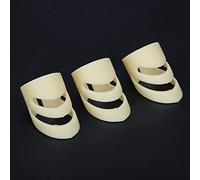 Walfront Lot de 6 Médiators de Guitare à Ajustement Universel, Cordes en Acier et Médiators Classiques M 14 Mm L 16 Mm, Ton Clair, Facile à Porter, Ensemble de Remplacement pour Musiciens et (L grand)