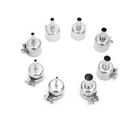 Walfront Lot de 8 Buses de Pistolet à Air Chaud en Acier Inoxydable 3~12 mm pour Pistolet à Chaleur 850