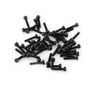 M3 Kit de Assortiment Vis Boulon Tête Cylindrique Six Pans Creux en Acier Allié M3 x 4-50mm(M3*16mm, Entièrement filetée-50pcs)