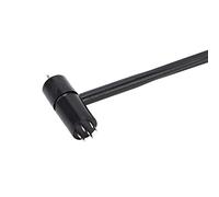 Walfront Marteau à Aiguille étoile, Marteau à Aiguille en Acier Inoxydable, Manche ABS avec 5pcs, Petit et Pratique