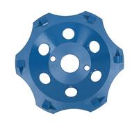 Walfront Meule Diamantée, Disque pour Meuleuse 125mm | Disque de Meulage en Diamant Polycristallin, Alésage 22,23 Mm, 40, Idéal pour le Nivellement des Sols, L'élimination du