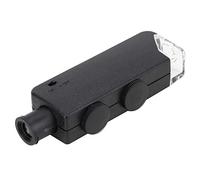 Walfront Microscope de Poche, 60-100X Réglable LED Éclairé Microscopes Poche Loupe Portable Loupe pour Observation, Mini Microscope Portable avec Zoom pour Enfants, Étudiants