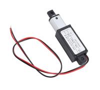 Walfront Mini Actionneur Linéaire DC24V Micro Actionneur Linéaire 0,6 Pouces Course 20N 30mm Connecteur ABS en Tube D'aluminium avec Interrupteur de Fin de Course pour Ouvre-fenêtre