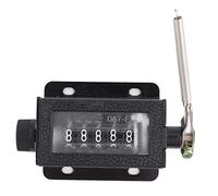 Walfront Mini Compteur Mécanique Manuel Comptage 5 Chiffres Arithmomètre