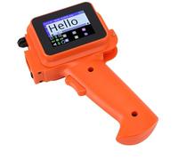 Walfront Mini Imprimante à Jet d'encre Portable, écran Tactile HD 2,4 Pouces, Prise en Charge D'entrée USB 600 DPI avec Cartouche Noire de 42 ML pour Date, Heure, Code-Barres