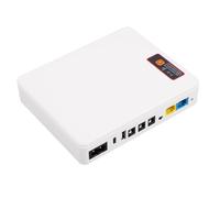 Walfront Mini UPS 20800mAh Batterie d'alimentation de Secours pour Routeur Modem Caméra USB Type C DC 5V/9V/12V Sorties Multiples Protège L'équipement (Prise UE)