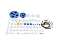 Walfront Modèle de Voiture de Jouet Jeu des Engrenages Modèle de Bricolage Accessoires de Montage Robot en Plastique (80 Sortes)
