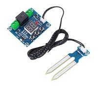 Walfront Module de Contrôle d'Humidité du Sol XH-M214 Capteur de Sol avec Relais Intégré pour Contrôle Automatique d'Irrigation 20-99%