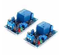 WALFRONT Module de Relais de Retard 0.1s à 1h, 2 Pièces, Module de Circuit de Retard Réglable, Minuterie Normalement Ouverte, Carte de Commutation de Relais