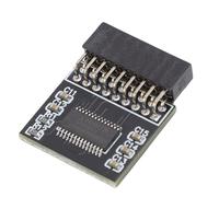 Walfront Module de sécurité TPM 2.0, Module de Chiffrement TPM 2.0, Processeur Cryptographique .0, Interface LPC 18 Broches SPI pour Carte Mère avec Matériau de Circuit imprimé