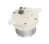 Walfront Moteur à Engrenages CC 12 V, Boîte de Vitesses en Plastique, Mini Moteur 10 Tr/min, Fonctionnement Silencieux à Basse Vitesse avec Câblage de Borne pour Distributeurs Automatiques de Jouets,