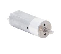 Walfront Moteur à Engrenages CC 12 V, Réduction de Vitesse de Torsion élevée électrique, Arbre de Sortie D, Engrenage CCW, Moteur CC brossé avec Entièrement Métallique pour Serrures électroniques,