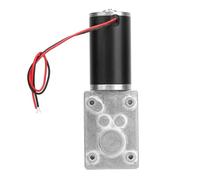 WALFRONT Moteur à Engrenages Réversible DC 24 V, Moteur électrique à Haute Torsion avec Arbre de 8 Mm pour Appareils Intelligents, Excellent pour les Robots de Bricolage et les Machines à rideaux.