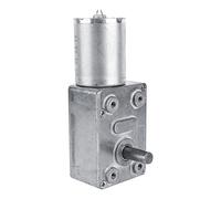 Walfront Moteur électrique à Engrenages Réversibles DC12V, Sortie de Boîte de Vitesses Verticale, Couple élevé pour Ouvre-porte et Fenêtre, Treuil Miniature (5RPM)