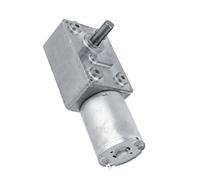 Walfront Moteur électrique à Engrenages Réversibles DC12V, Sortie de Boîte de Vitesses Verticale, Couple élevé pour Ouvre-porte et Fenêtre, Treuil Miniature (6RPM)