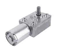 Walfront Moteur Électrique Réducteur Réversible 12V DC pour Ouvre-Portes et Fenêtres à Vis sans Fin à Couple Élevé (20RPM)