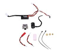 WALFRONT Moteur RC ESC Combo pour 1/12 1/16 1/18 1/24 RC Crawler Car 50A 2-3S Ensemble de contrôleur de vitesse électrique avec adaptateur WiFi Link étanche