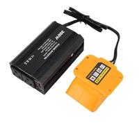 WALFRONT Onduleurs de Puissance pour Véhicules 300 W pour Batterie Centrale électrique Portable DC 18 V à AC 110 V avec PD 65 W Type C Charge Rapide 2 Prises CA 1 USB A