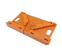 Walfront Outil Auxiliaire de Coupe de Boîtier de Porte, Assistant de Coupe de Fenêtre Dure Précis, Carton Synthétique de 8mm, Guide de D'angle de 45/90 Degrés