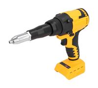 Walfront Outil de Rivetage sans Fil, Pistolet à Riveter électrique sans Balais avec Lumière LED, Rivetage Puissant de 360 W pour la Mécanique Automobile, Riveteuse de 3,2 à 4,8 Mm