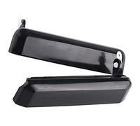 Walfront Paire de Poignées de Porte Avant et Extérieure de Voiture en Plastique Noir Mat de Remplacement Haute sensibilité pour Pick-up D21 Hardbody Pathfinder