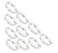 Walfront Pendentifs de Colons Ouverts, Fournitures d'artisanat en Alliage, Pendentif à Cadre Creux 10pcs pour Colliers, Bracelets et Couvertures (Type 1)