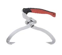 Walfront Pince à Grappin pour Débardage de Bûches de 8 Pouces, Griffe Plaquée Chrome, Facile à Utiliser, pour la Manutention du Bois